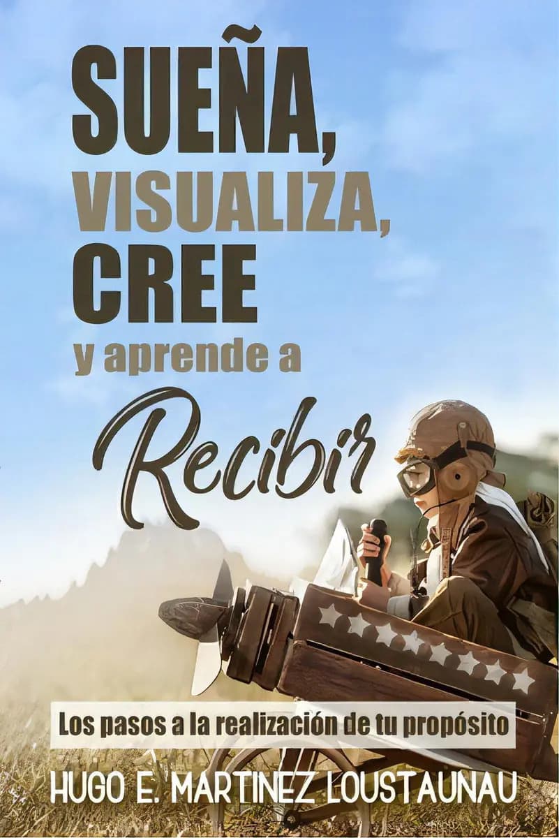 Libro Autoayuda Sueña Visualiza Cree Aprende Martínez Loustaunau