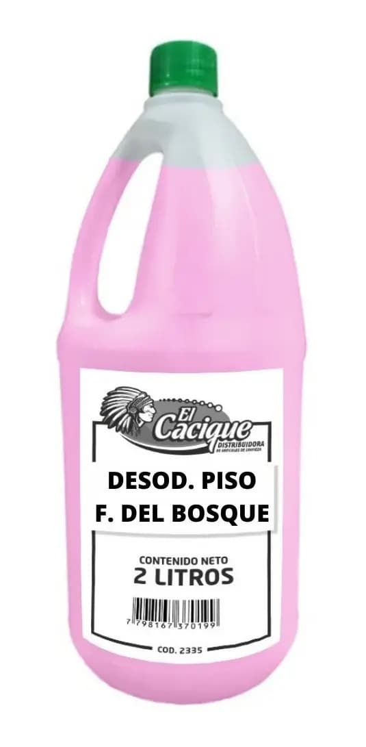 Limpiador Piso El Cacique Bosque 2 Litros