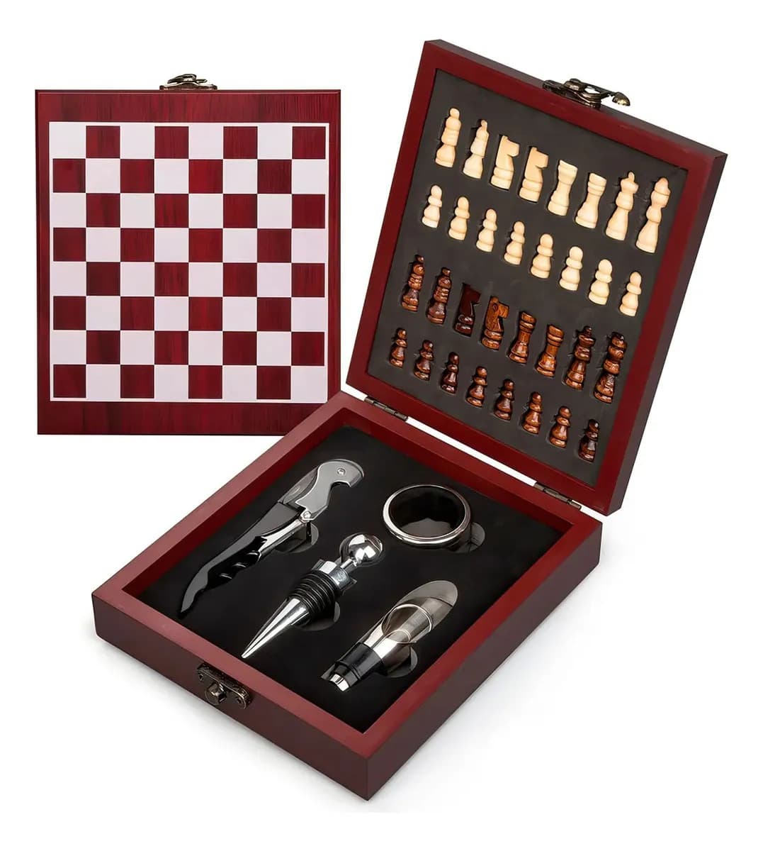 Set De Vino Ajedrez