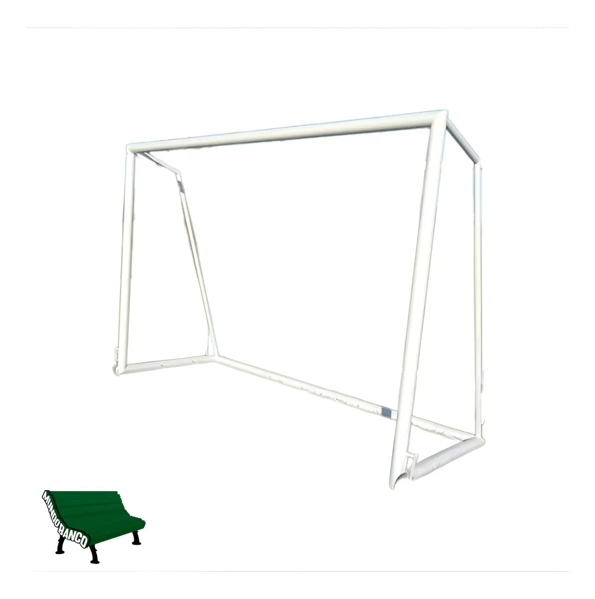 Arco Futbol 5 Fijo 3x2m Hierro Mundo Banco