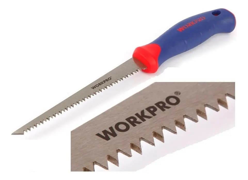 Serrucho Placa Yeso, Plástico, Durlock 6 PuLG 152 Mm Workpro