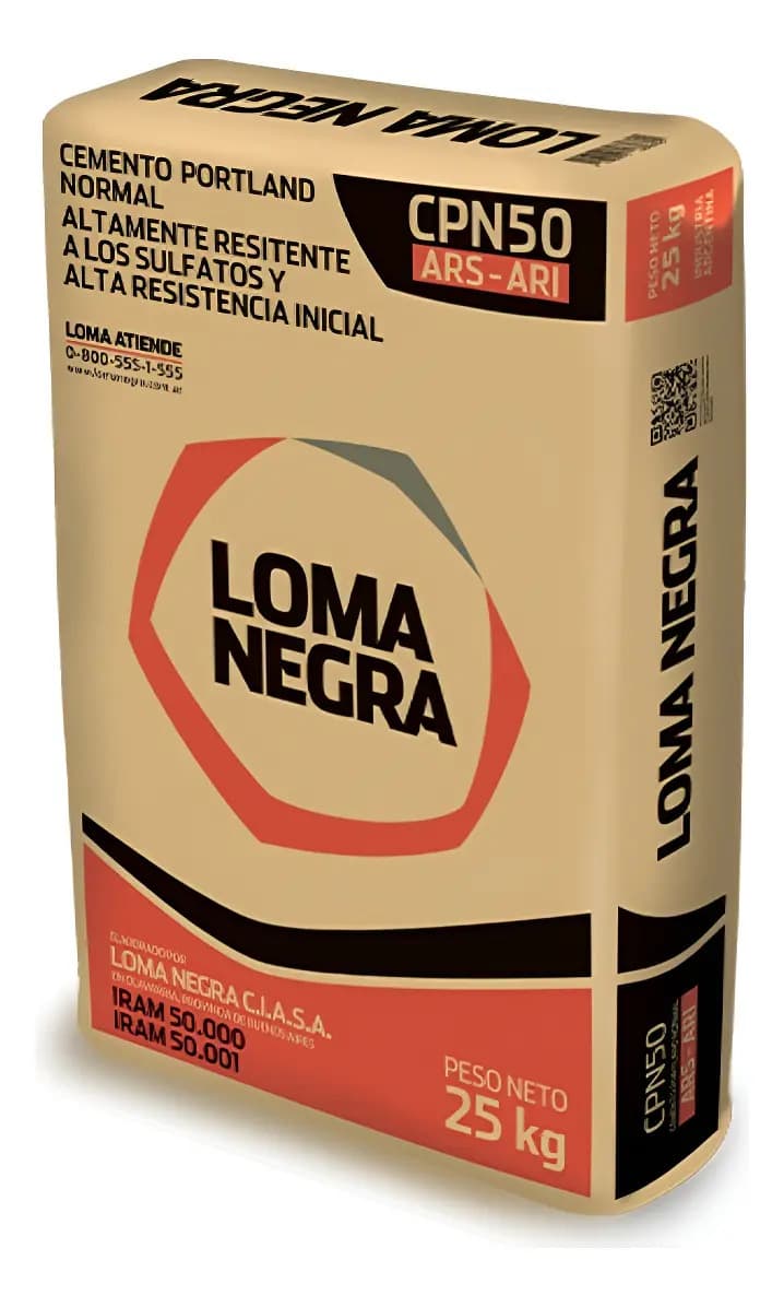 Cemento Loma Negra 25 Kg