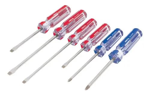 Juego Destornilladores 6 Piezas Pretul Pvc 20214