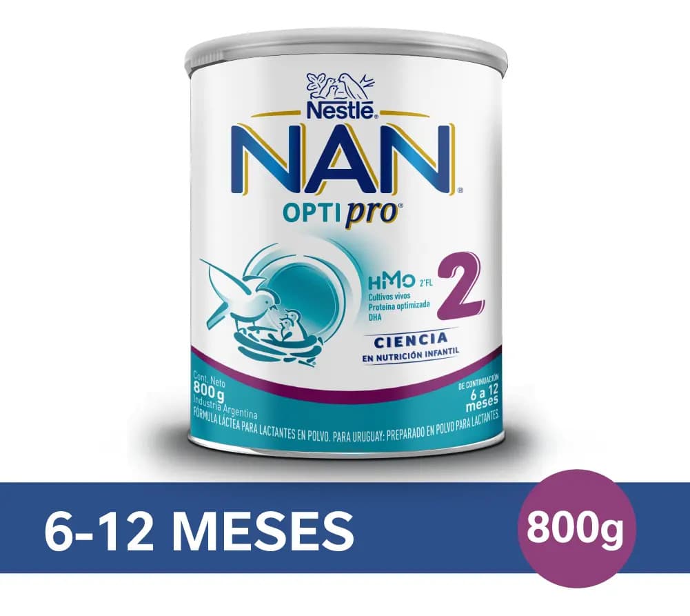 Nan optipro 2 x 800gr 6 a 12 meses