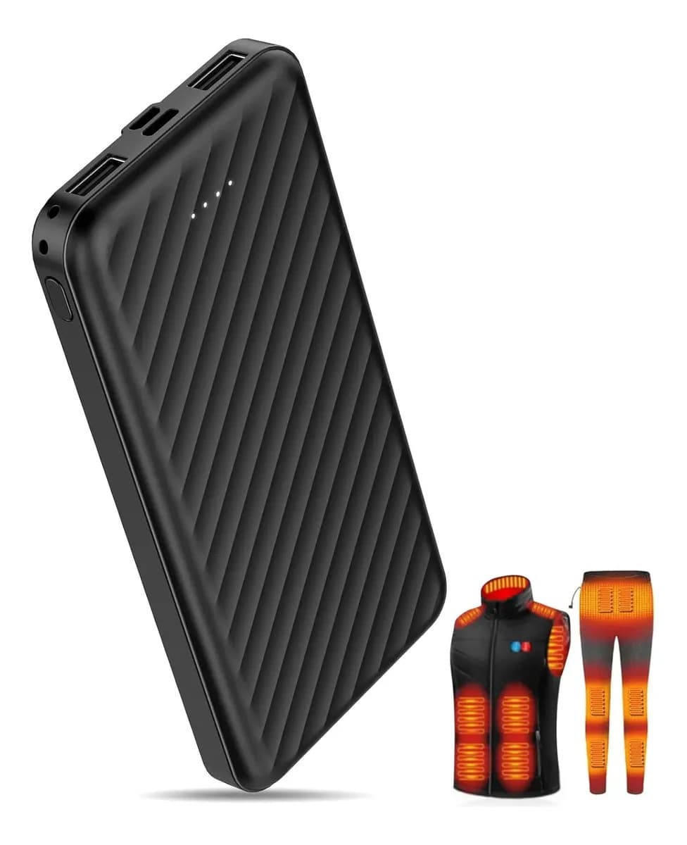 Power Bank 10000mah Para Campera Calefaccionada Usb