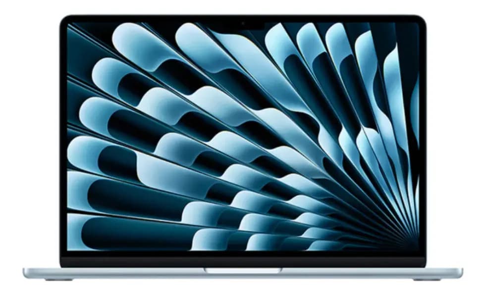 Notebook Macbook MacBook Air MacBook Air M4 MW0Y3BZ/A Azul cielo 13.6" 2560 px x 1664 px disco SSD 256 GB Apple M4 Apple Macbook Air Apple M4 Macbook Air M4 16GB de Ram