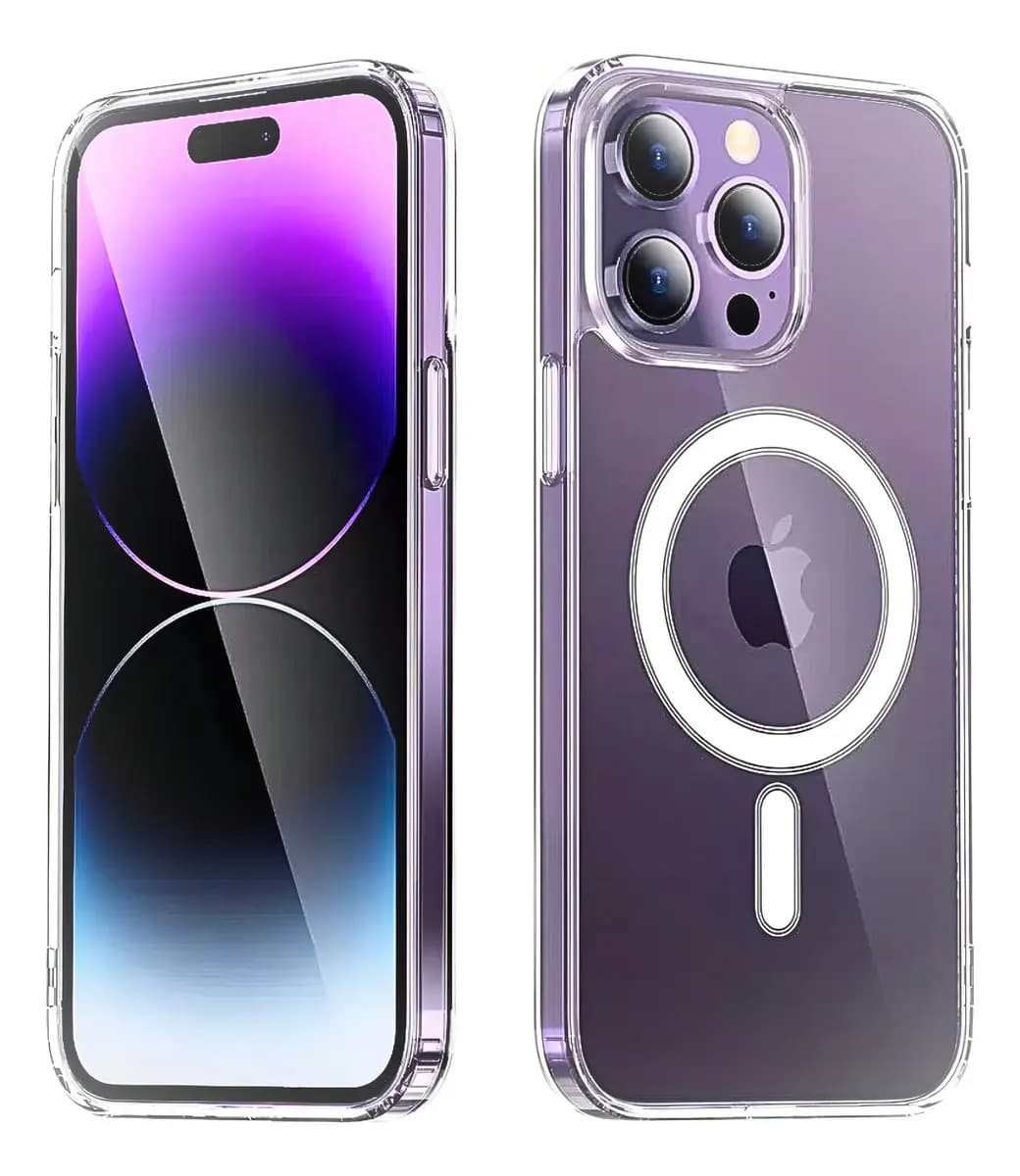 Funda Case Transparente Magnetica Compatible iPhone 15 iPhone 15 Promax