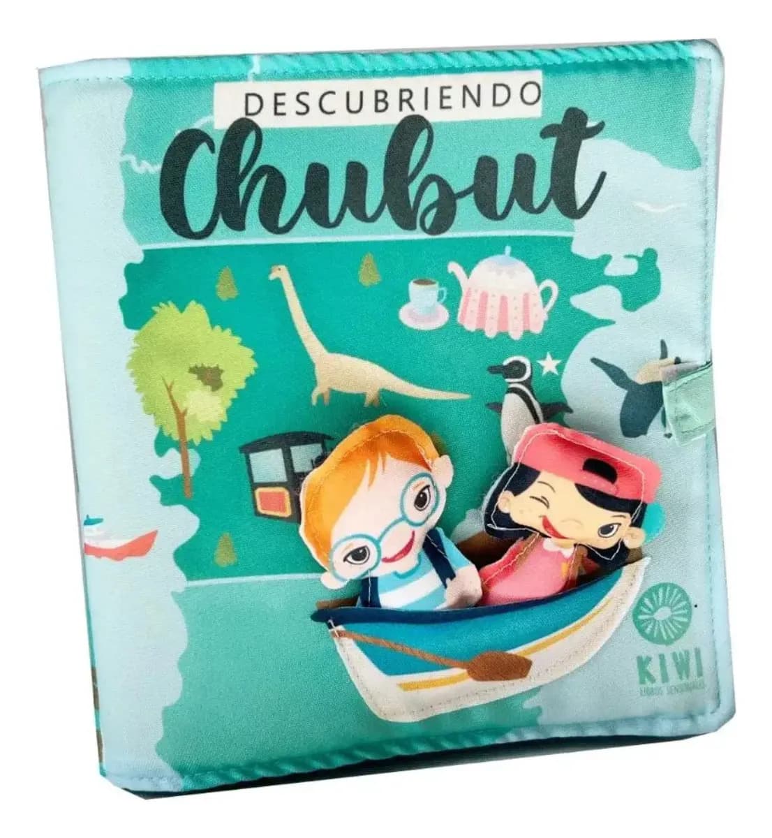 Libro Interactivo Sensorial De Tela Descubriendo Chubut