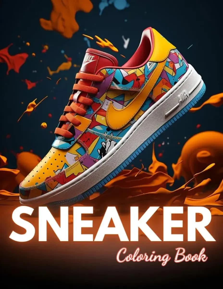 Book : Sneaker Coloring Book - Harrison, Yasmine