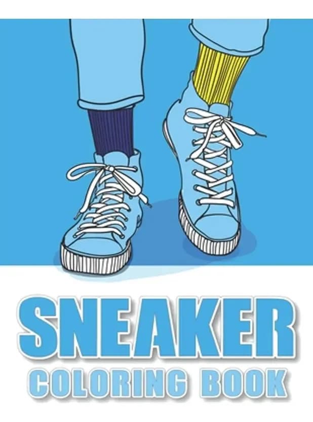 Libro: Sneaker Coloring Book: Realistic Sneaker Coloring Pag