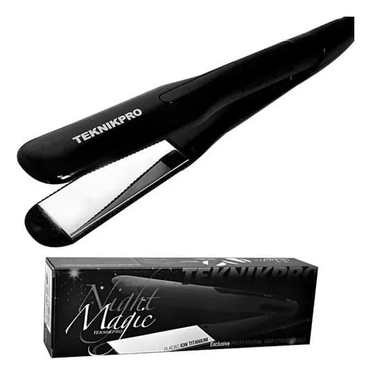 Planchita Pelo Profesional Night Magic Teknikpro Negro