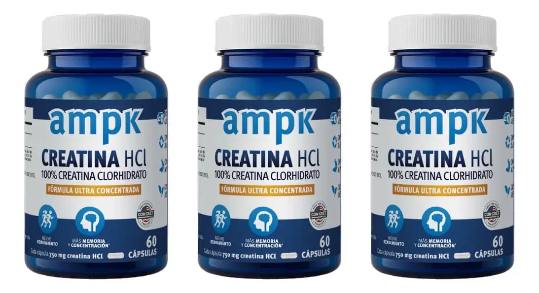Creatina Clorhidrato Cápsula Pack X3 Creatina