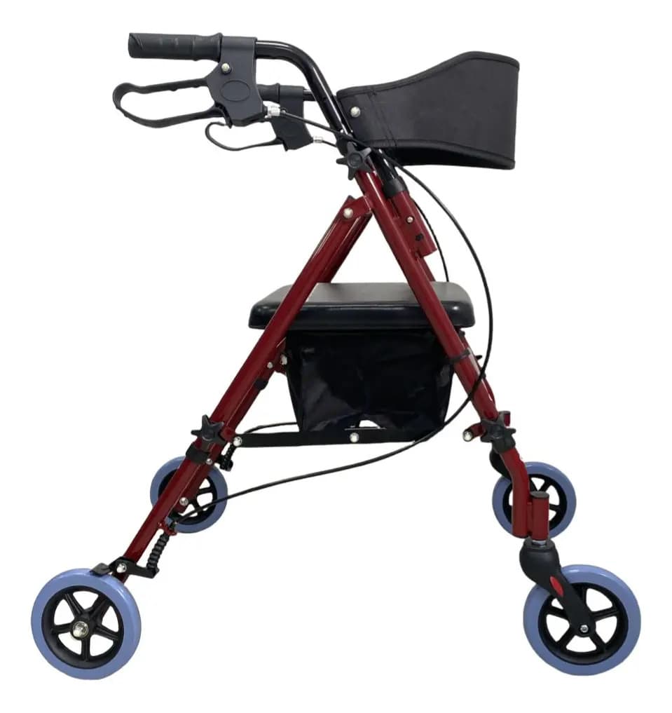 Andador Ortopédico Glomed Andador Roller Rojo Medio