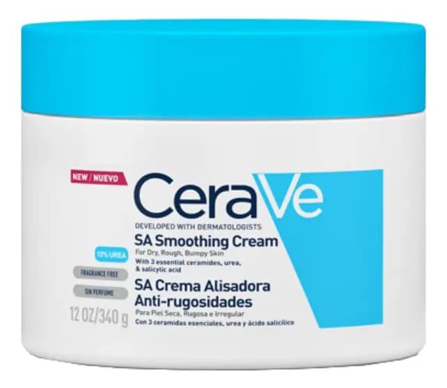 Crema para cuerpo CeraVe Alisadora Anti-Rugosidades Crema Cerave Con Ácido Salicílico Alisadora Anti-rugosidades en pote de 340mL/340g